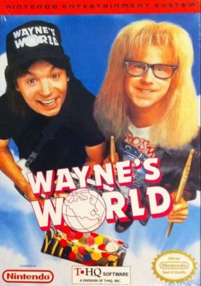 The cover of the game «Wayne's World»