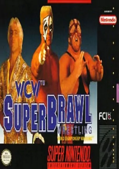 The cover of the game «WCW Super Brawl Wrestling»