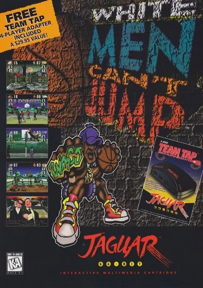 The cover of the game «White Men Can't Jump»