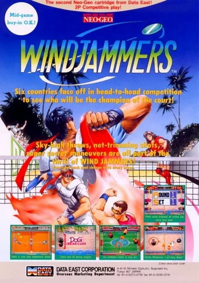 The cover of the game «Windjammers»