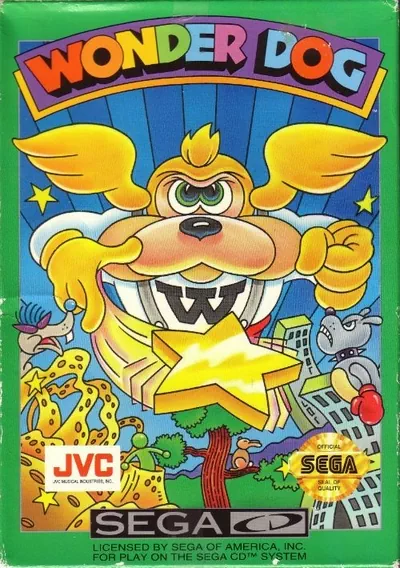 The cover of the game «Wonder Dog (U)»