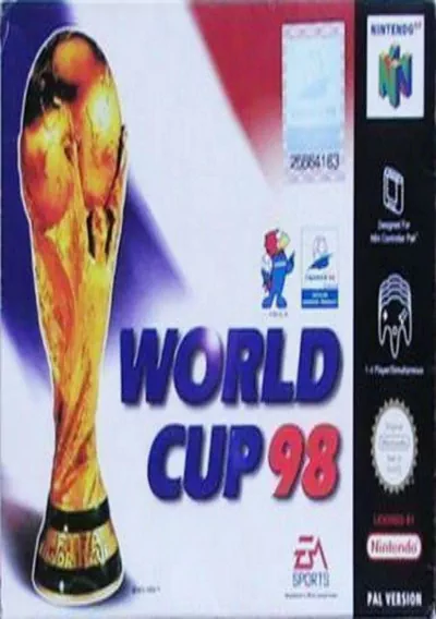 The cover of the game «World Cup 98»