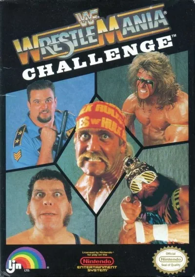 The cover of the game «Wrestlemania Challenge (E)»