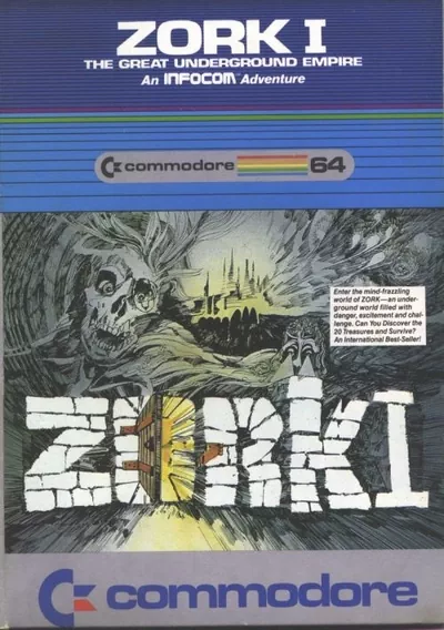 The cover of the game «Zork.Infocom»